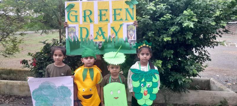 Green day Activities The Shape Internation School